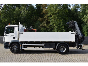 Bortu kravas automašīna/ Platforma, Kravas auto ar manipulatoru MAN TGM 18.290 BL/Baustoff,HIAB XS-144 PRO/AHK,E5: foto 2