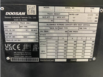 Elektroiekrāvējs Doosan B30X-7 PLUS: foto 5