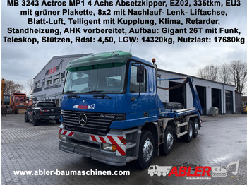 Būvgružu konteineru vedējs MERCEDES-BENZ Actros 3243