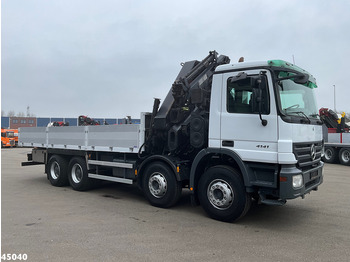 Kravas auto ar manipulatoru Mercedes-Benz Actros 4141 8x4 manual Hiab 32 Tonmeter laadkraan + Fly-jib: foto 5