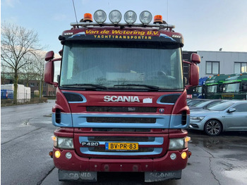 Bortu kravas automašīna/ Platforma Scania P420 4X2 - EURO 5 + MANUAL GEAR + VBG VANGMUIL: foto 2