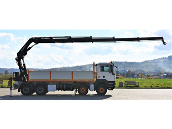 Kravas auto ar manipulatoru, Bortu kravas automašīna/ Platforma MAN TGS 35.440 * HIAB 322 EP-5HIPRO+FUNK / 8x4!: foto 5