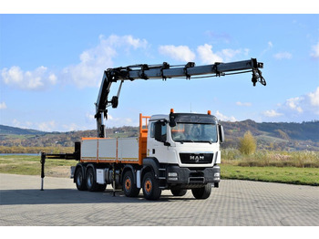 Kravas auto ar manipulatoru, Bortu kravas automašīna/ Platforma MAN TGS 35.440 * HIAB 322 EP-5HIPRO+FUNK / 8x4!: foto 2