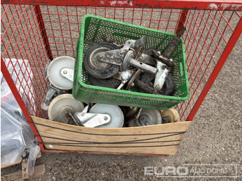 Celtniecības maisītājs Pallet of Various Cart Wheels: foto 2