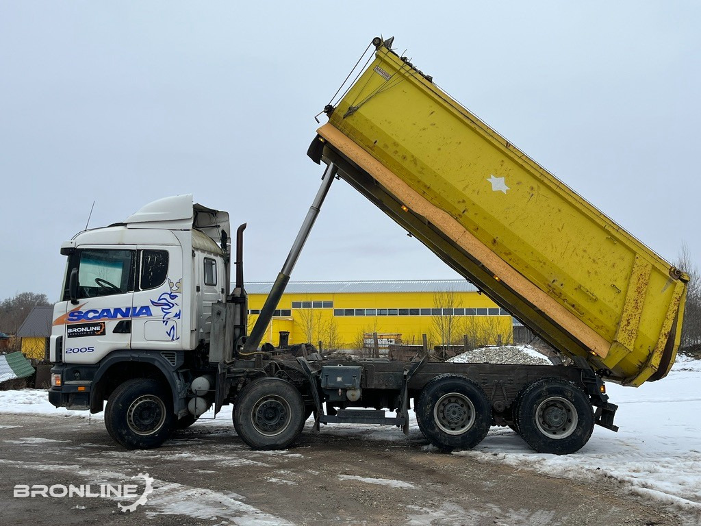 Kravas automašīna pašizgāzējs 2002 SCANIA R164 8X4 580 Tipper: foto 9