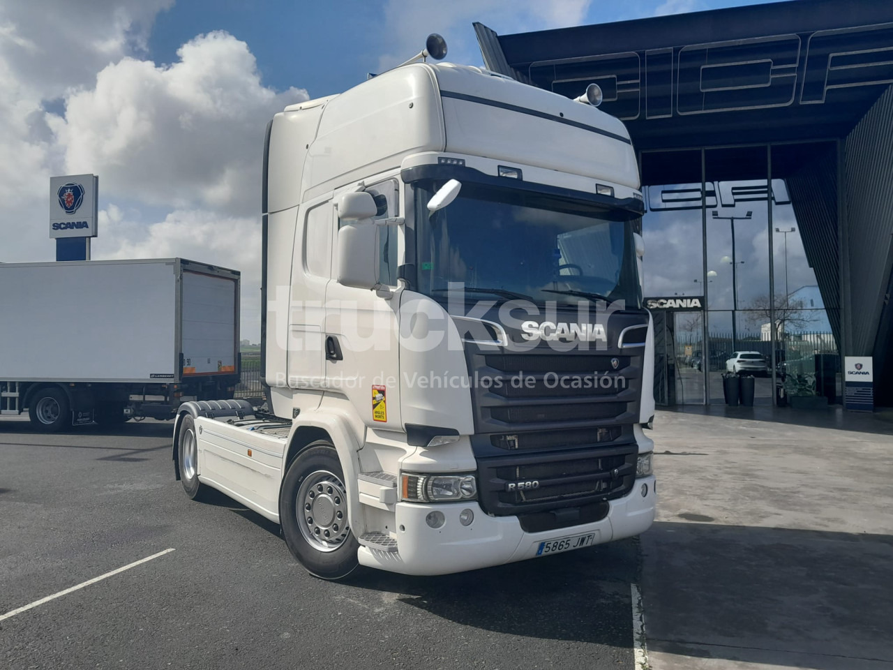 Vilcējs SCANIA R580 TOPLINE: foto 1