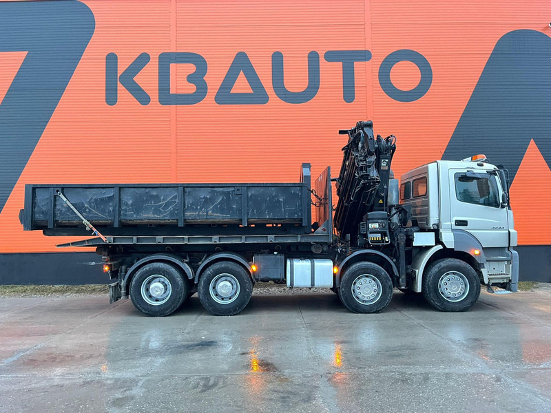 Kravas automašīna - kabeļu sistēma, Kravas auto ar manipulatoru Mercedes-Benz Axor 3243 8x4 Hiab 322E-6 + JIB / WIRE LIFT L=5000 mm: foto 6