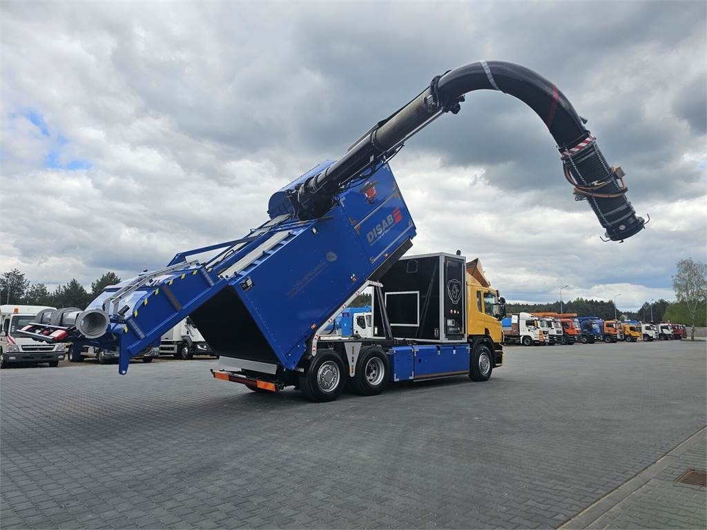 Asenizācijas mašīna Scania DISAB ENVAC Saugbagger vacuum cleaner excavator su: foto 25