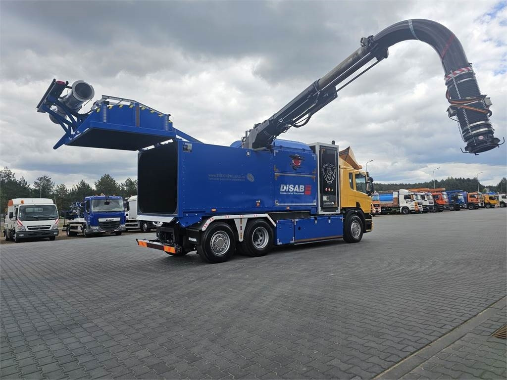 Asenizācijas mašīna Scania DISAB ENVAC Saugbagger vacuum cleaner excavator su: foto 23