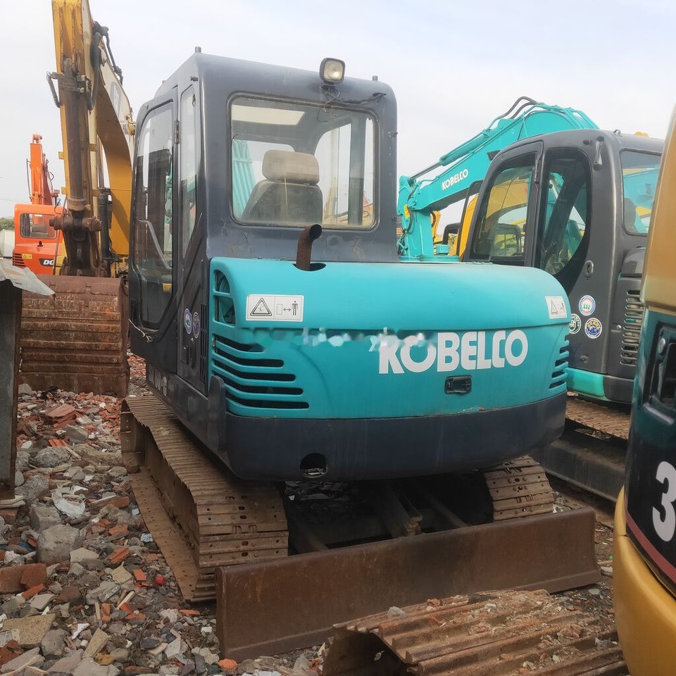 Mini-ekskavators Kobelco SK60 with Swing Boom: foto 6