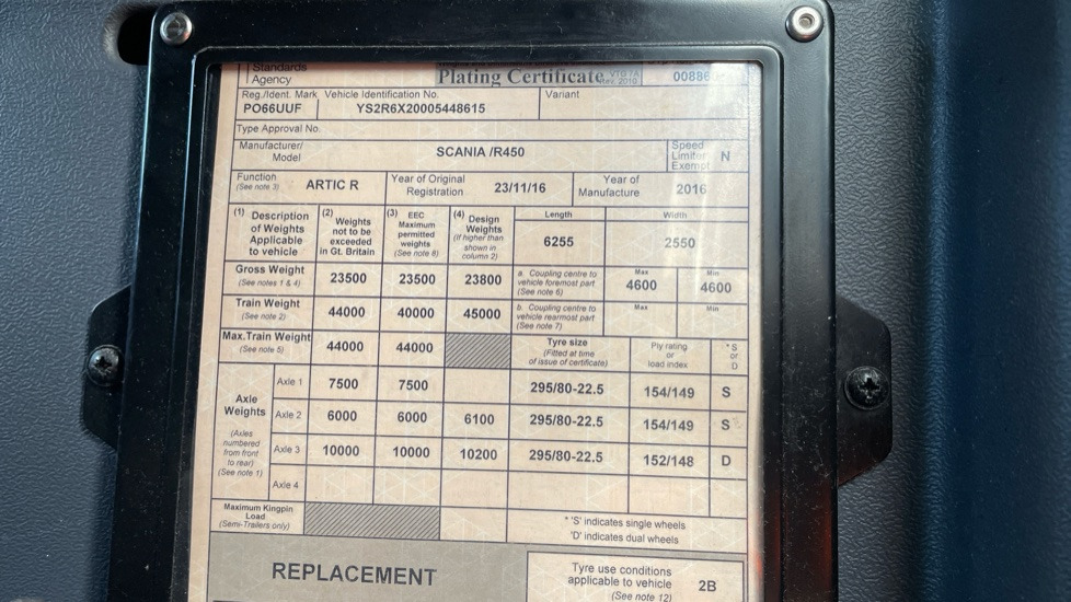 Vilcējs SCANIA R 450: foto 11