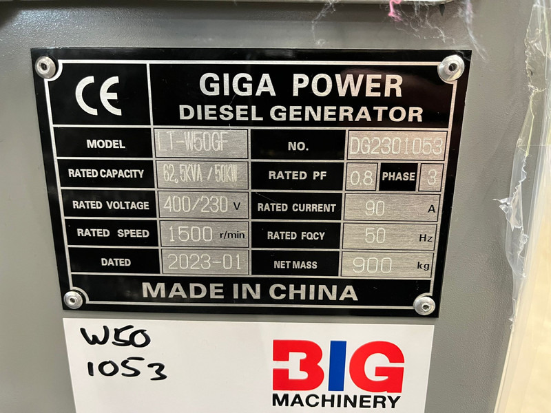 Elektroģenerators Giga power LT-W50-GF 62.5KVA silent set: foto 11