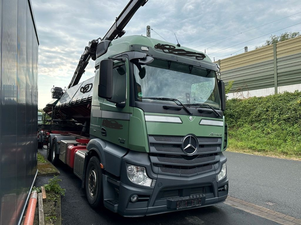 Kravas automašīna pašizgāzējs, Kravas auto ar manipulatoru Mercedes-Benz 2545 6x2 Euro6 2-Seiten-Kipper ATLAS 145 KRAN: foto 9