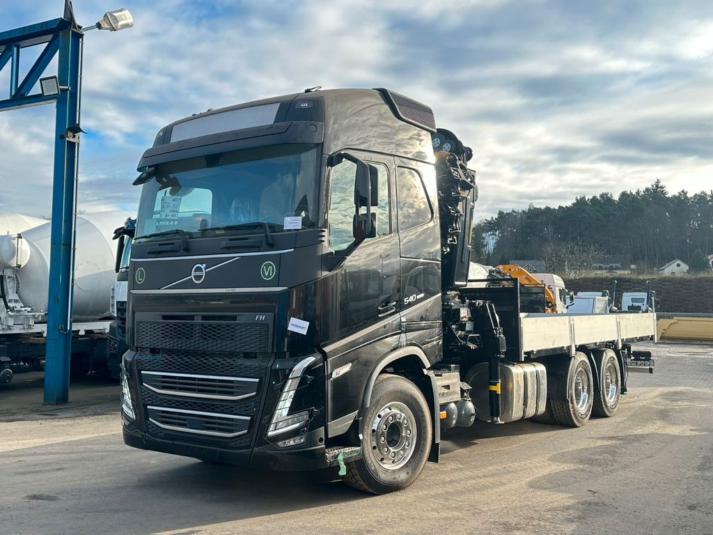 Jaunā Bortu kravas automašīna/ Platforma, Kravas auto ar manipulatoru Volvo FH 540 6x4   HIAB X-HIPRO 658E-6: foto 7