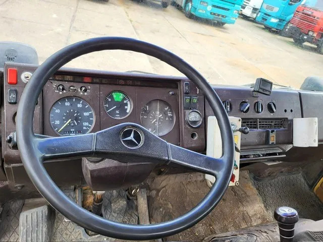 Kravas automašīna pašizgāzējs, Kravas auto ar manipulatoru Mercedes-Benz 1117 K (6-CILINDER) KIPPER WITH FERRARI CRANE (FULL STEEL SUSPENSION / MANUAL GEARBOX / P.T.O.): foto 7