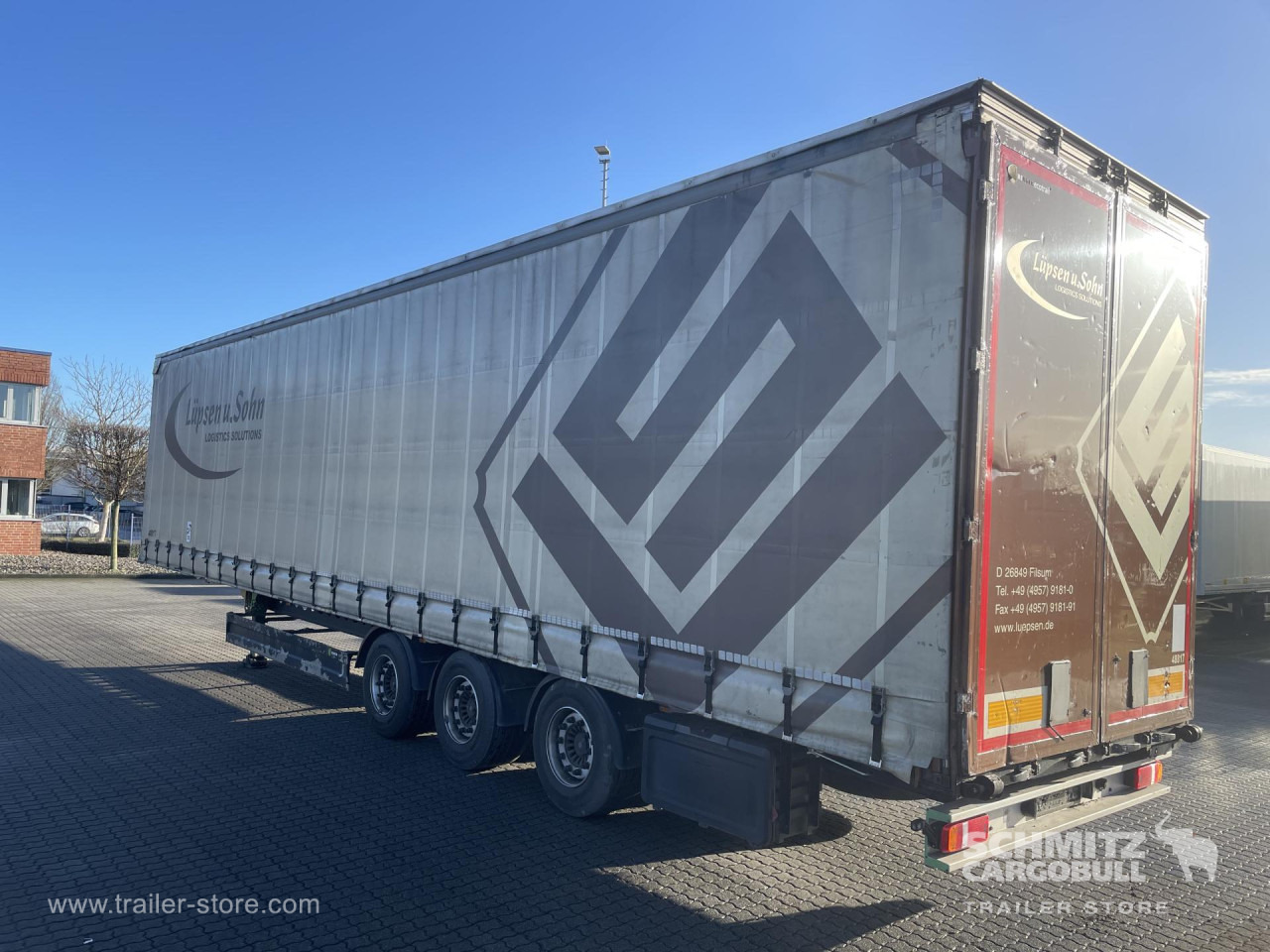 Tenta puspiekabe BERGER Auflieger Curtainsider Mega: foto 11