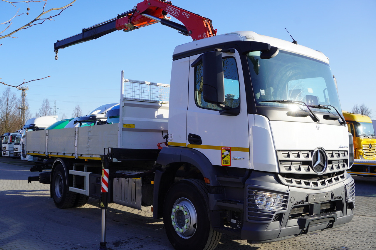 Kravas auto ar manipulatoru MERCEDES-BENZ Arocs 1827 4x2 E6 / Crane Fassi 110 - 700 mth / 73 tho.km!: foto 6