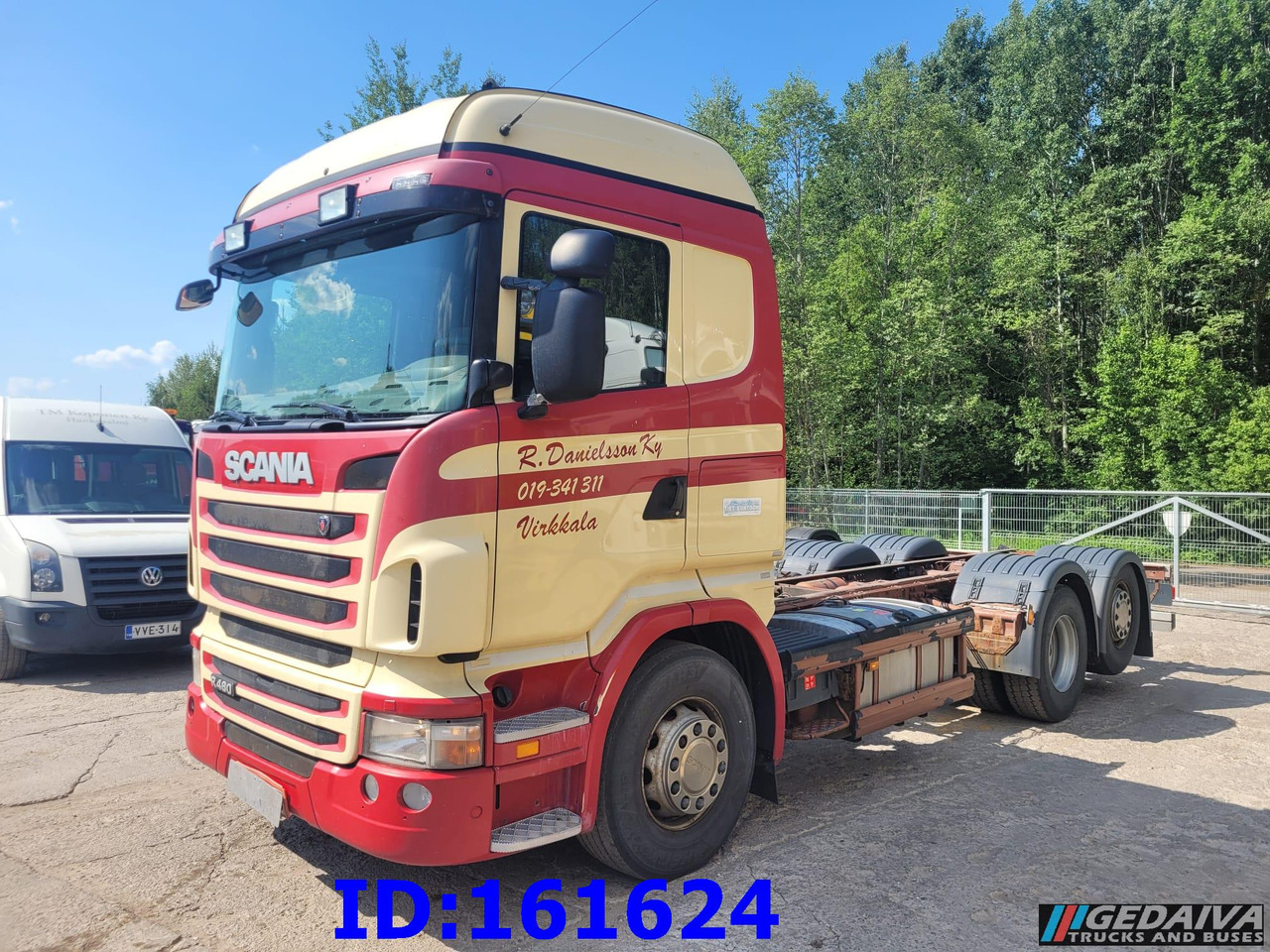 Šasija kravas automašīna SCANIA R480 6X2 Euro5 Steering axle: foto 1