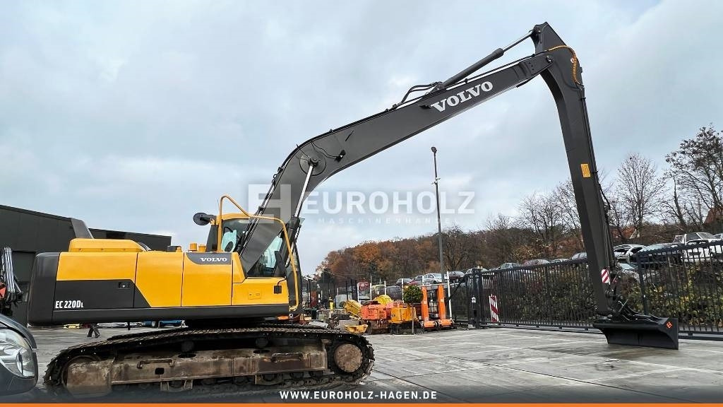 Kāpurķēžu ekskavators Volvo EC 220, Kettenbagger mit Long Reach, Kamera, Klima: foto 6