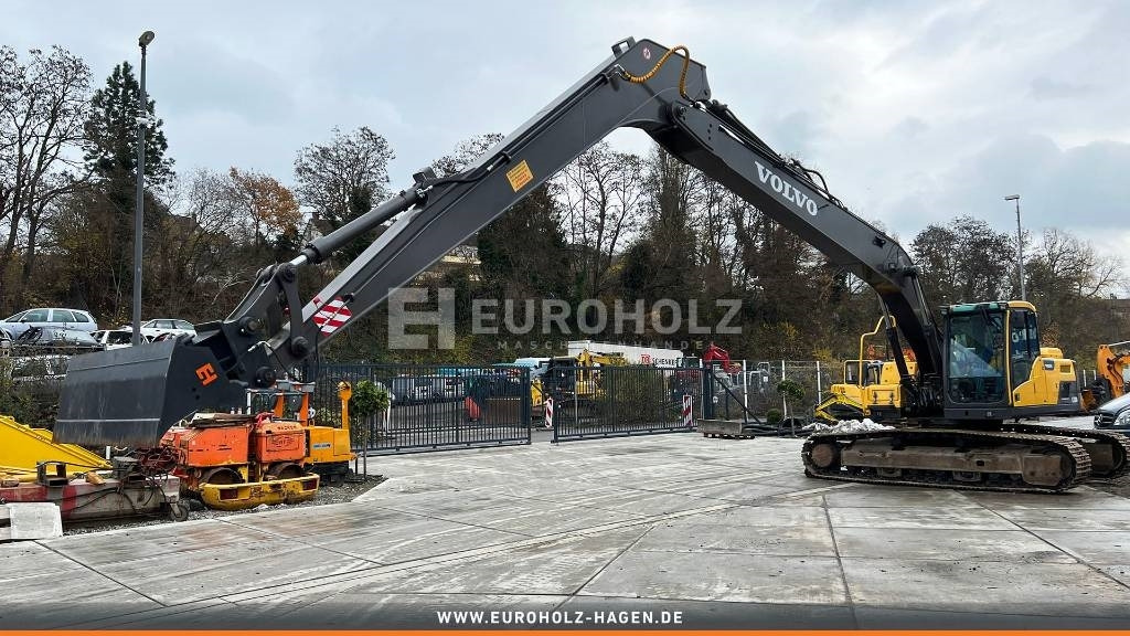 Kāpurķēžu ekskavators Volvo EC 220, Kettenbagger mit Long Reach, Kamera, Klima: foto 18