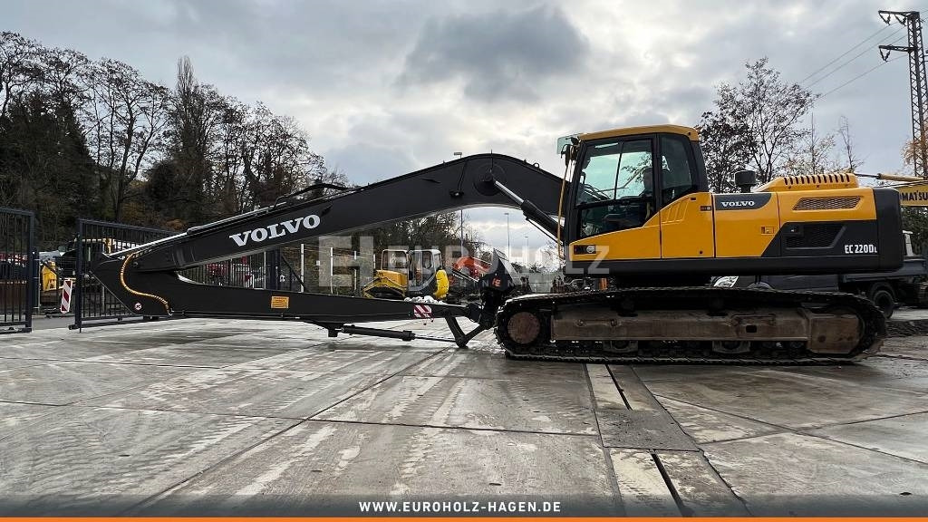 Kāpurķēžu ekskavators Volvo EC 220, Kettenbagger mit Long Reach, Kamera, Klima: foto 8