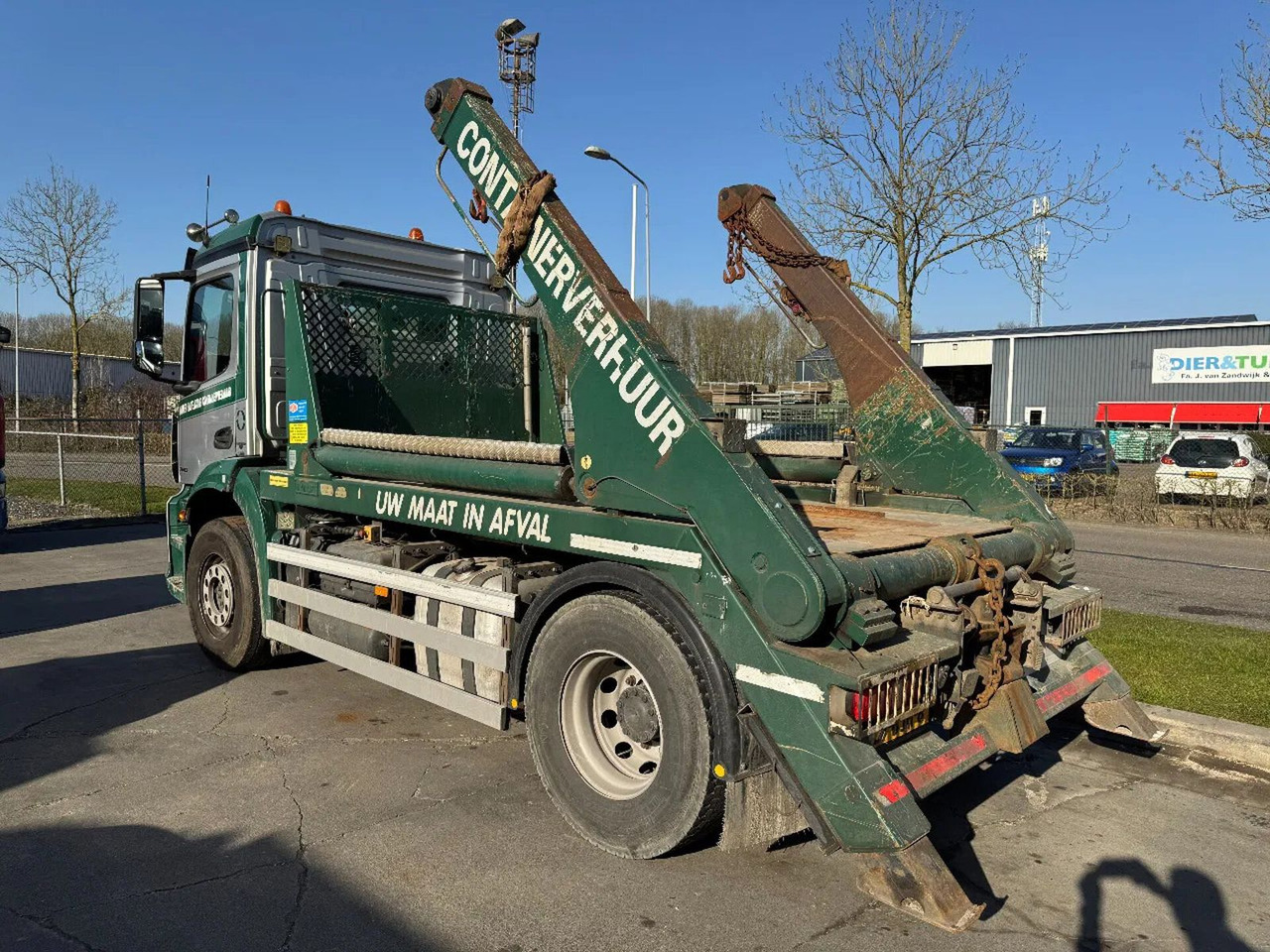 Būvgružu konteineru vedējs Mercedes-Benz Antos 2140 - 4X2 - EURO 6 + HYVALIFT NG2014TAXL: foto 13