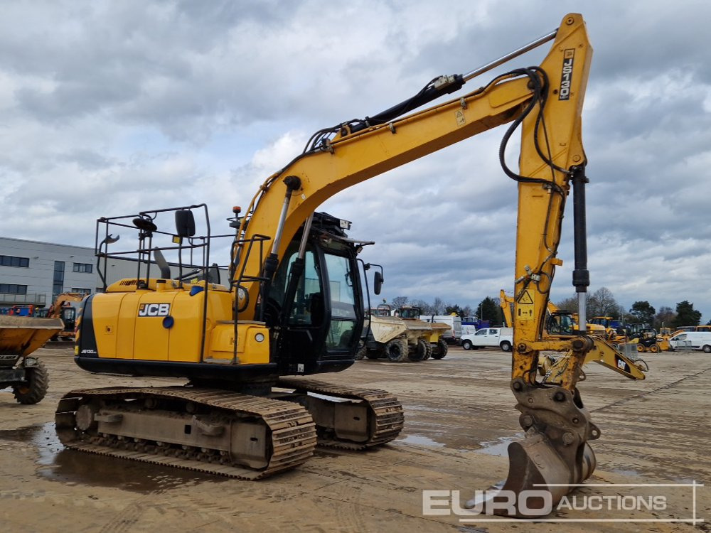 Kāpurķēžu ekskavators 2017 JCB JS130LC: foto 7