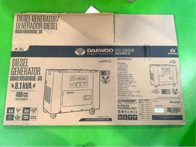 Jaunā Elektroģenerators Daewoo DDAE10500DSE-3G: foto 9